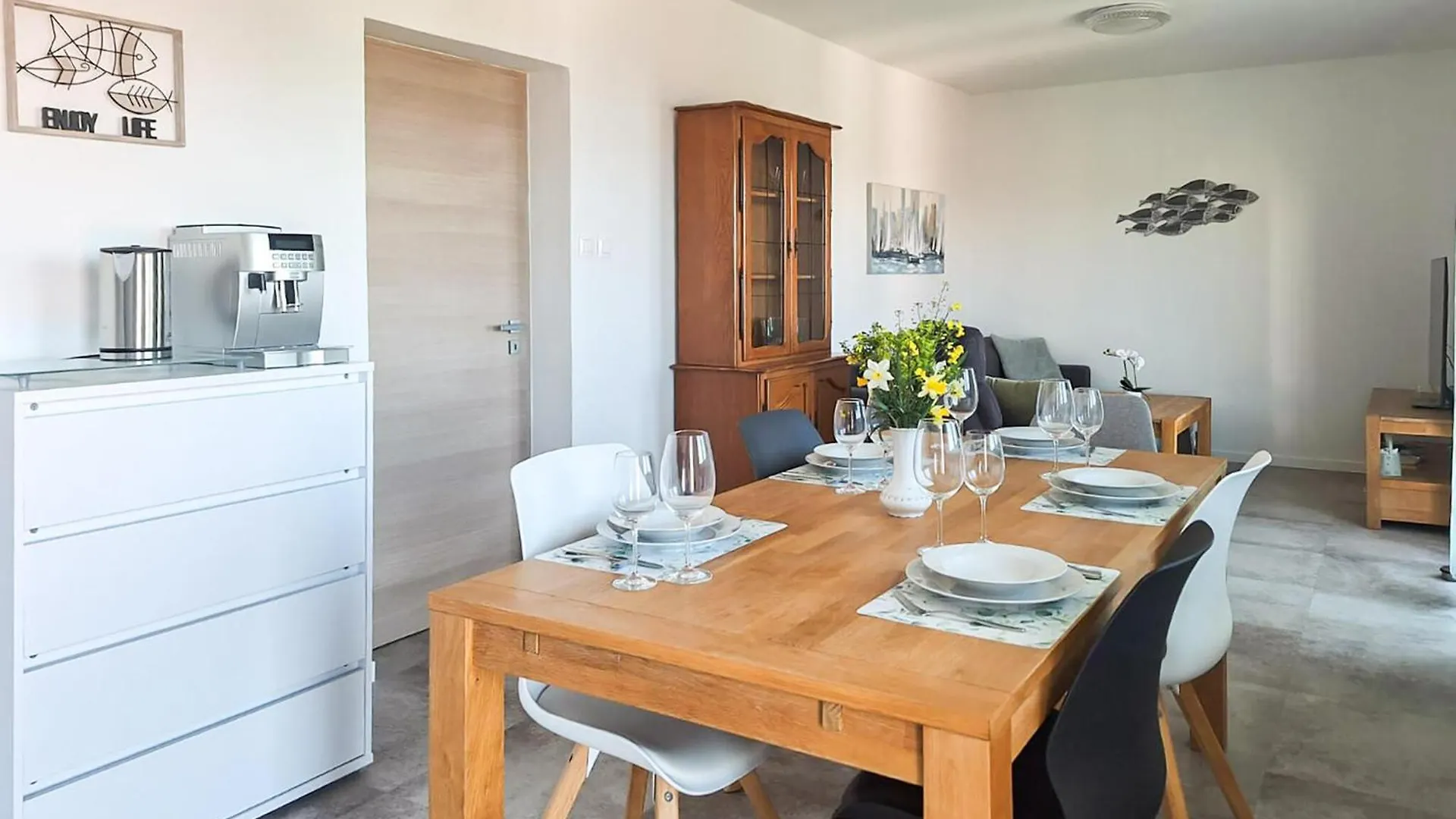Amazing Apartment In Klenovica With House Sea View